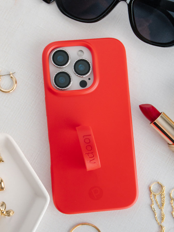 A Red Loopy Case. || feature-media