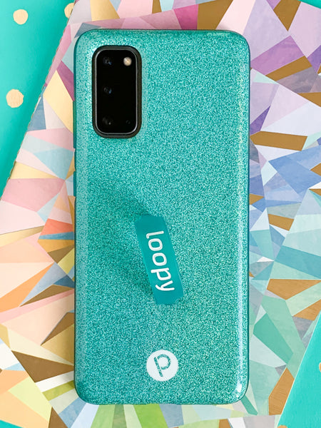 Loopy Cases - Sparkle Turquoise – Loopy®Cases