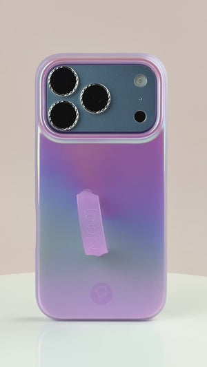 A video showing a Lavender Pearl Loopy Case.