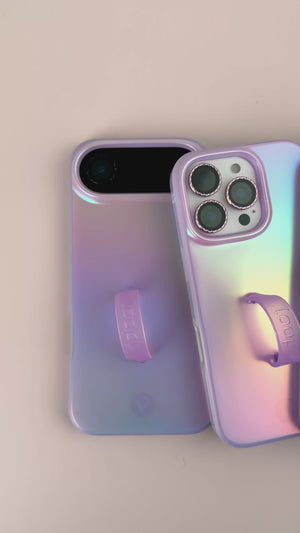 A video showing multiple Lavender Pearl Loopy Cases.