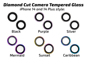 Diamond Cut Camera Tempered Glass